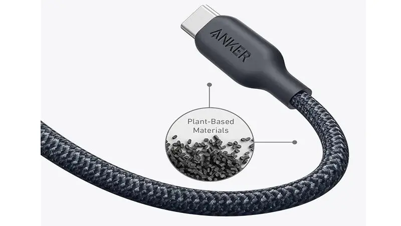 مواد با پابه گیاهی در کابل شارژ انکر A81D6