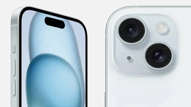 نمایی از دوربین‌های iPhone 15