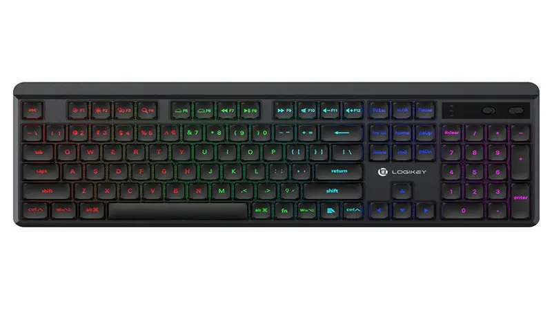 نمایی از کیبورد مکانیکال بی سیم  Logikey K520B
