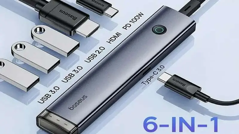 پورت‌ها و ساختار ارتباطی Baseus UltraJoy