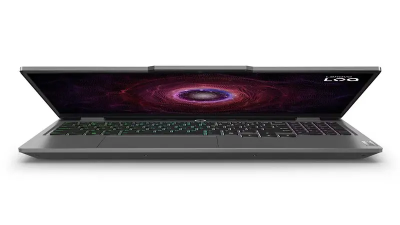 حالت نیمه باز لپ‌ تاپ لنوو LOQ 15ARP9