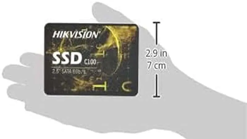 اندازه SSD هایک ویژن C100