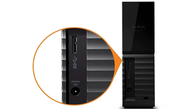 قسمت جلوی هارد اکسترنال وسترن My Book