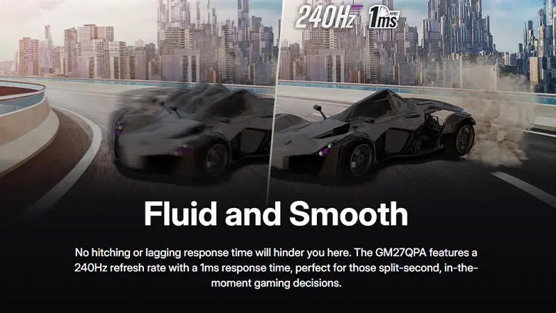 نرخ نوسازی مانیتور GM27QPA کولر مستر