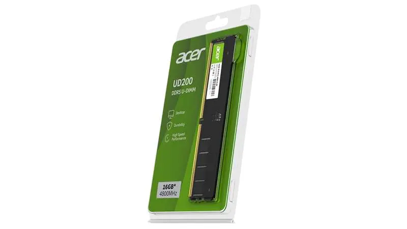 بسته بندی رم دسکتاپ Acer UD200 DDR5