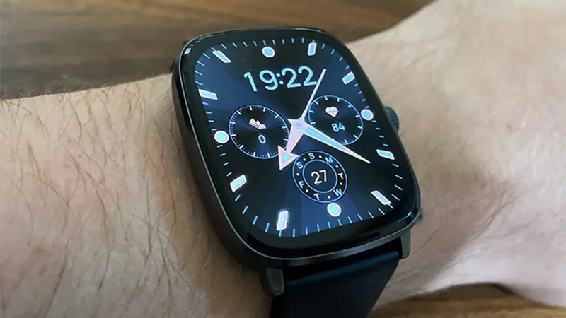 طراحی ساعت هوشمند Haylou RS5 روی دست