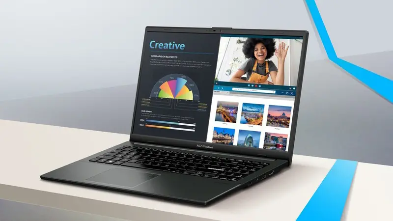 نمایشگر FHD در لپ تاپ Asus Vivobook Go 15