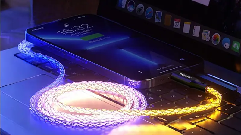 انتقال اطلاعات در کابل USB-C به USB-C فیلیپس