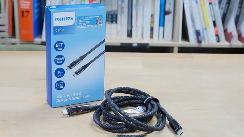 خرید و قیمت کابل USB-C فیلیپس DLC4583C