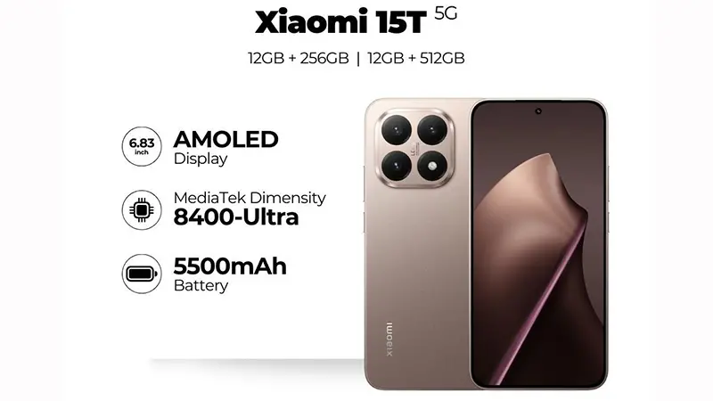 ویژگی های گوشی Xiaomi 15T 256GB