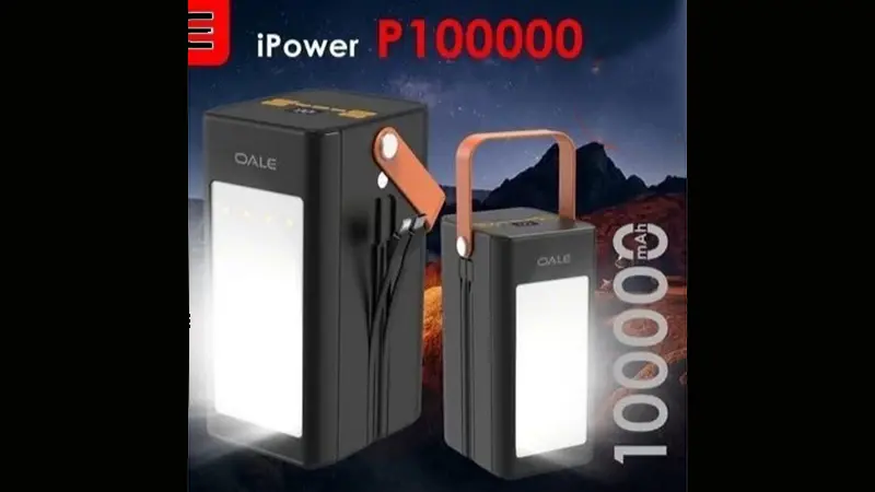 پاوربانک اوالی P100 ظرفیت 100000