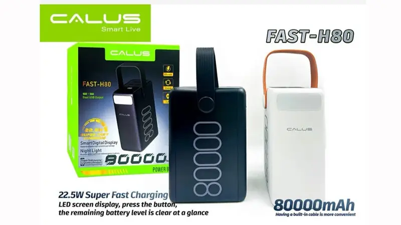 پاوربانک کالوس Fast-H80 ظرفیت 80000