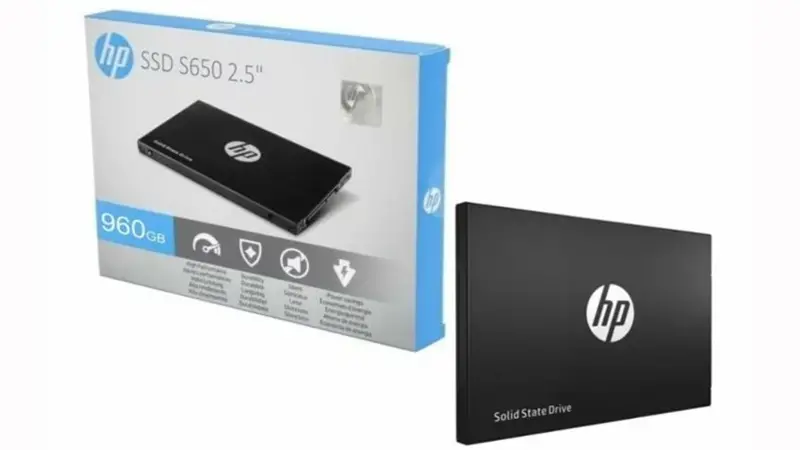 بسته بندی هارد اینترنال HP S650 SSD