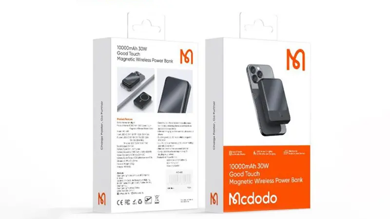 بسته بندی پاوربانک مک دودو MC-593