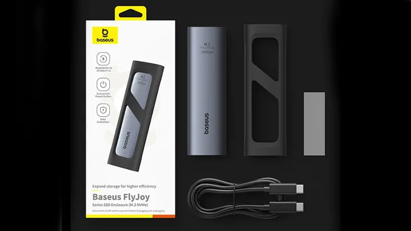 بسته بندی باکس هارد USB-C باسئوس BS-OH194