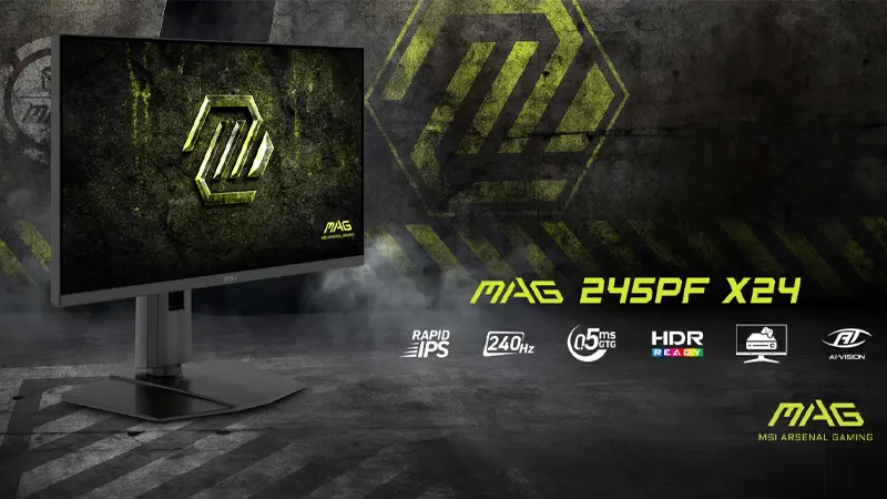 مانیتور گیمینگ 24 اینچی MSI مدل MAG 245PF X24