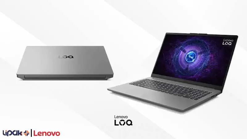 لپ‌ تاپ 15.6 اینچی لنوو مدل LOQ 15IAX9E-9US i5-12450HX-8GB-512GBSSD-6GB RTX4050-WIN 11