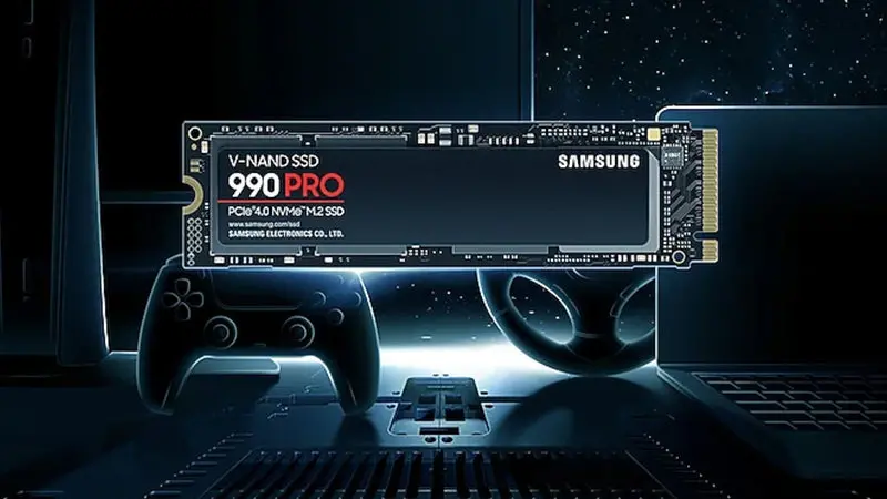 هارد SSD اینترنال سامسونگ 990 PRO NVMe M.2 ظرفیت 2 ترابایت