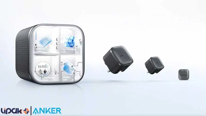 Anker Nano Charger (45W) B2692 with USB-C to USB-C Cable Charger