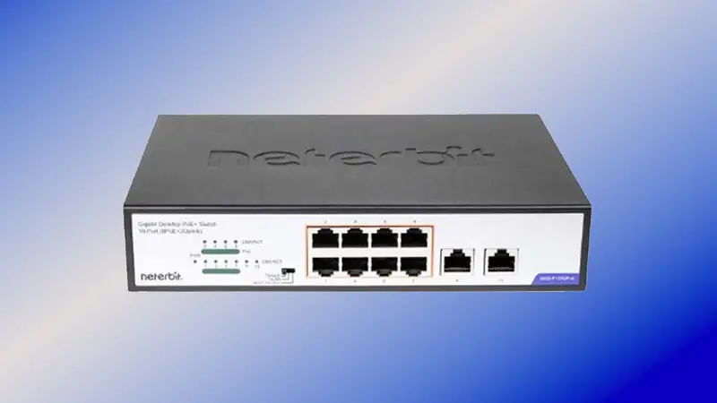سوییچ شبکه 10 پورت نتربیت مدل NGS-F1010P-A