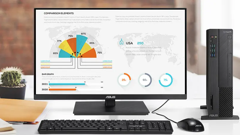 مانیتور 24 اینچی ایسوس مدل VA24EQSB
