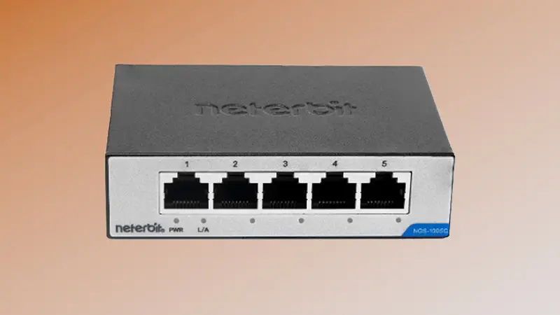 سوییچ شبکه 5 پورت نتربیت مدل NGS-1005A