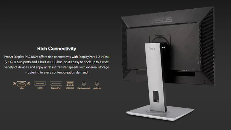 مانیتورایسوسProArt Display PA248QV