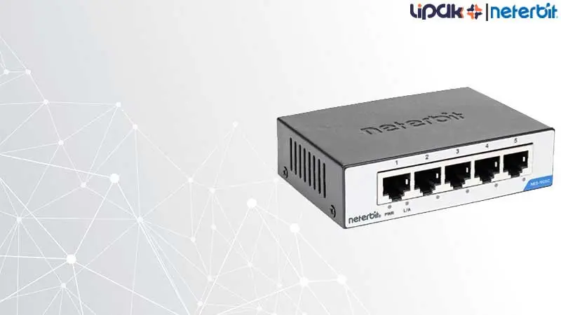سوییچ شبکه 5 پورت نتربیت مدل NES-1005C