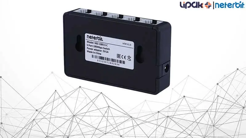 سوییچ شبکه 5 پورت نتربیت مدل NES-1005E-C