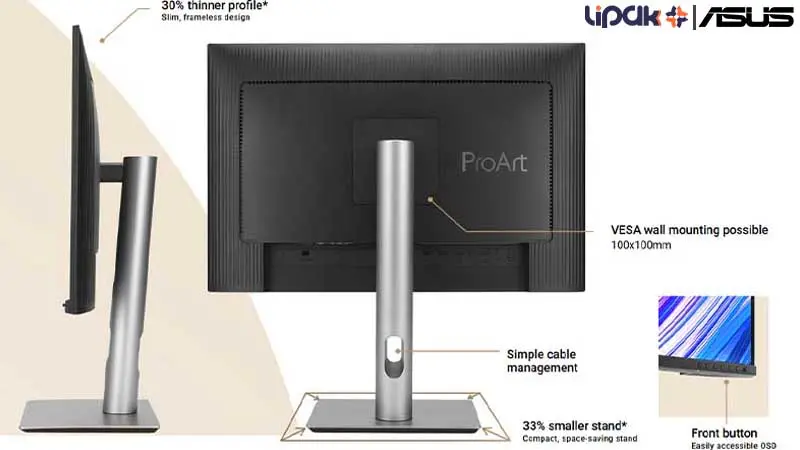 مانیتور 24 اینچی ایسوس مدل ProArt Display PA248CRV
