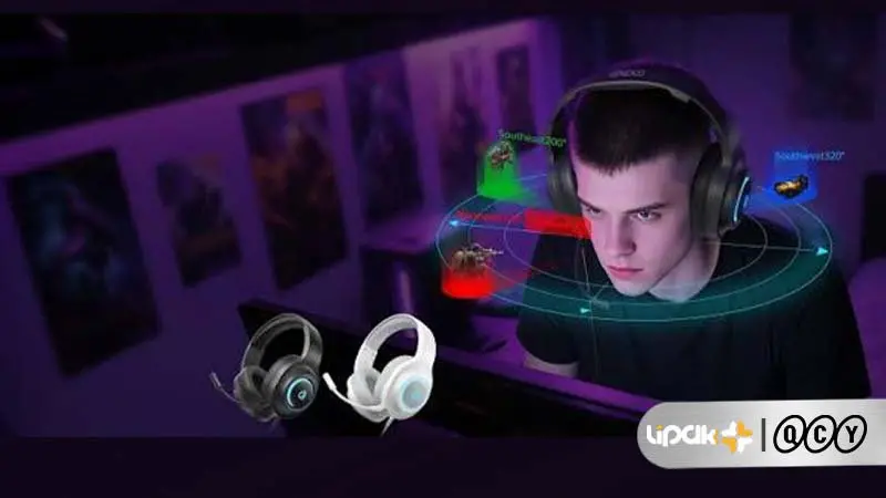QCY V200 Heroad Wired Gaming Headset
