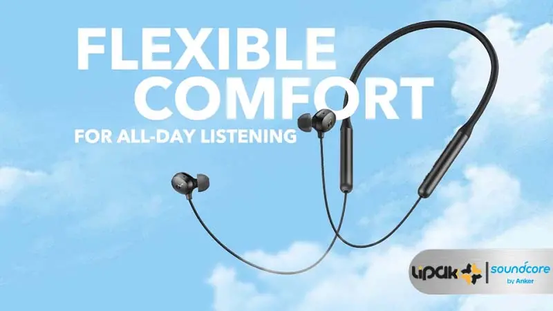 Soundcore Life U2i Upgraded Flexible and Comfort design for all day long usage