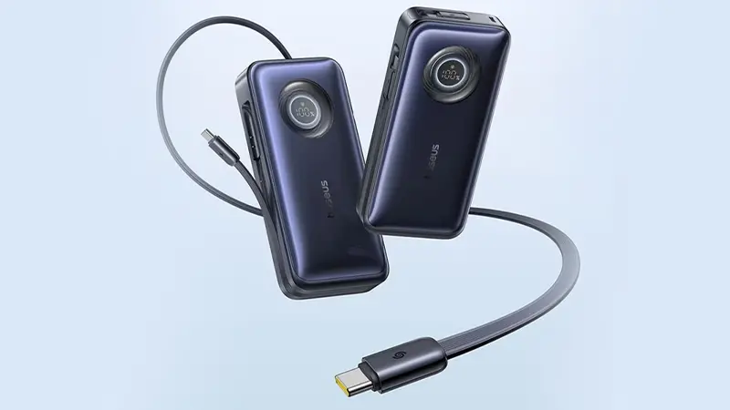 عکس پاوربانک باسئوس EnerCore CR11 با ظرفیت 20000 میلی‌آمپر ساعت توان 100 وات