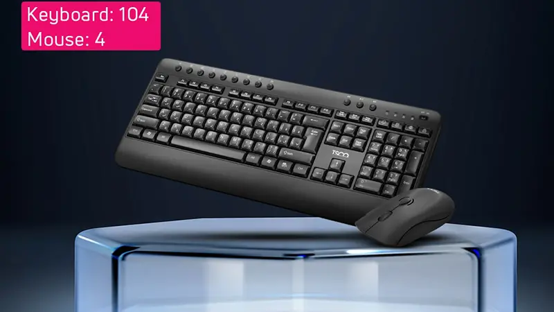 کلیدهای کیبورد و ماوس TKM 7029W