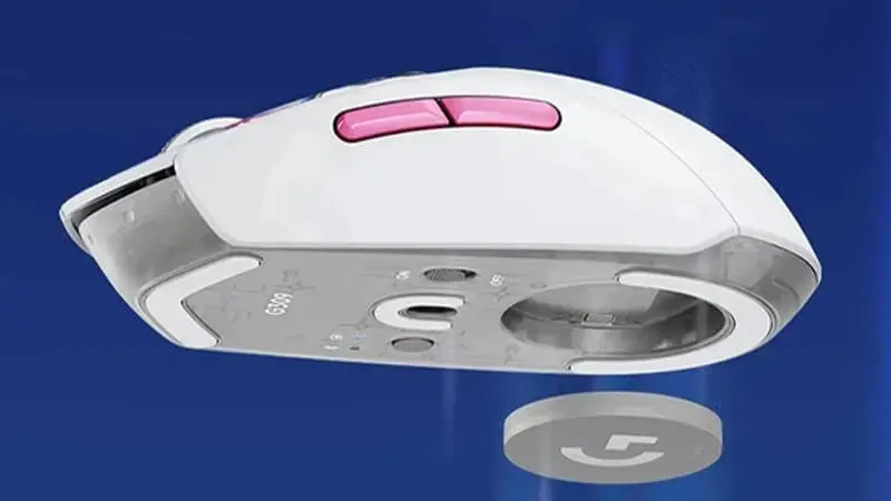 عکسی از بغل ماوس Logitech G309