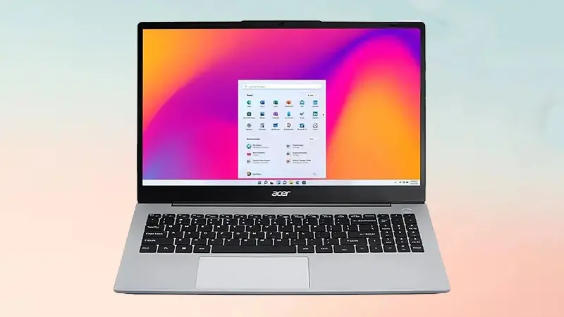 عکس روبروی لپ‌ تاپ 15.6 اینچی ایسرAspire 3 A325-42 R7 7730U-16GB-512GB SSD-AMD