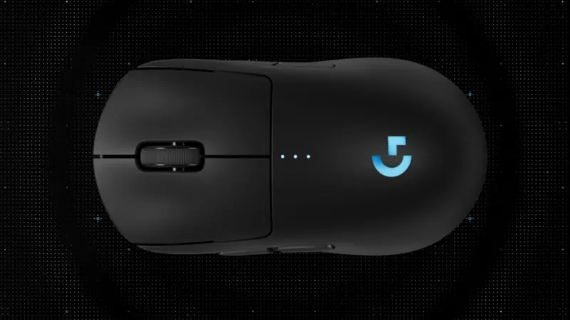 عکس از زاویه بالا ماوس گیمینگ G PRO 2 LIGHTSPEED