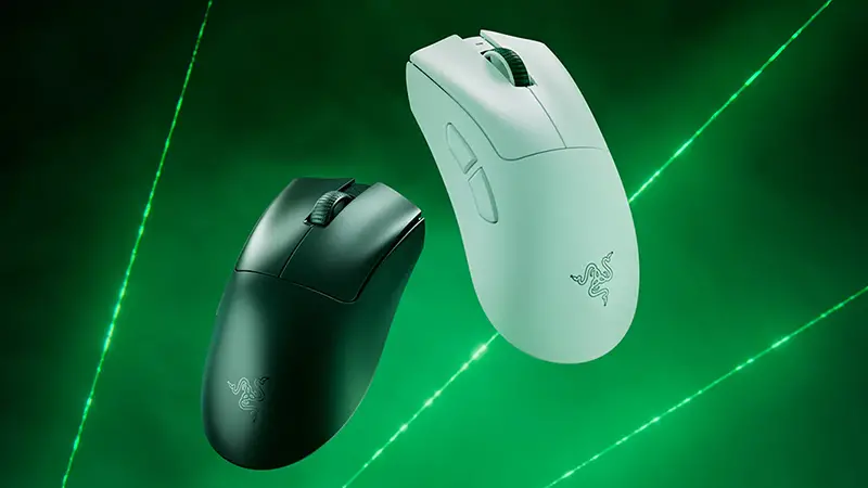 عکس دو رنگ ماوس گیمینگ ریزر Deathadder V4 Pro