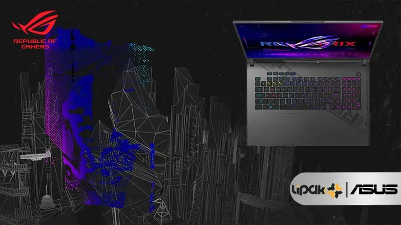 لپ تاپ 18 اینچی ایسوس مدل ROG Strix G18 G814JIR-N6087 i9 14900HX 16GB 1TB SSD 8GB 4070