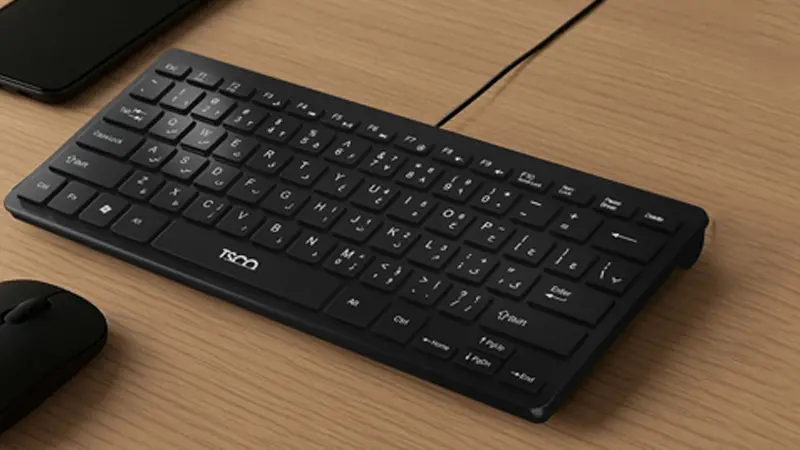 عکسی از صفحه کلید صفحه کلید کیبورد TK 8044