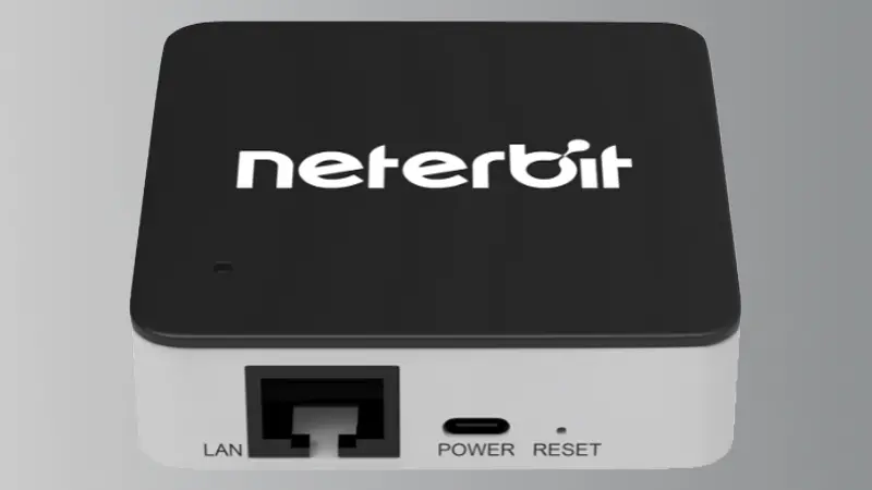 عکسی از رو به روی مودم LTE نتربیت NWR-MINI
