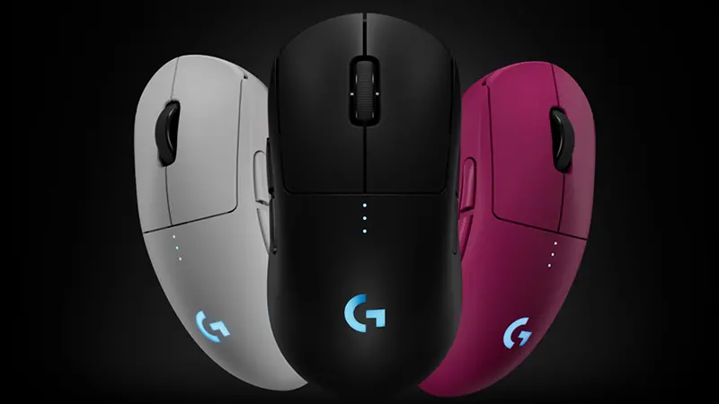 عکس سه رنگ ماوس گیمینگ بی‌سیم لاجیتک G PRO 2 LIGHTSPEED