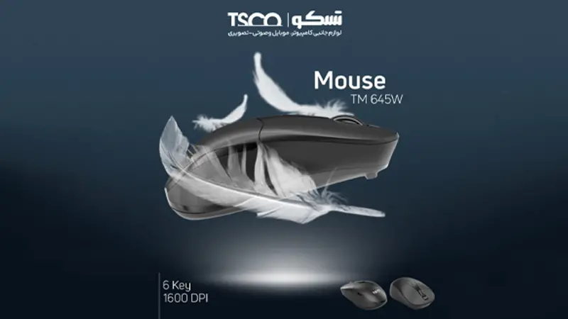 عکسی که نشان دهنده ی سبک بودن TM 645W