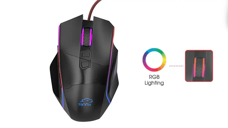 نورپردازی rgb ماوس GM 2028
