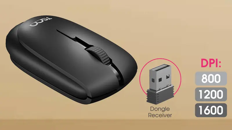 ماوس بیسیم تسکو TM 697W همراه دانگل USB