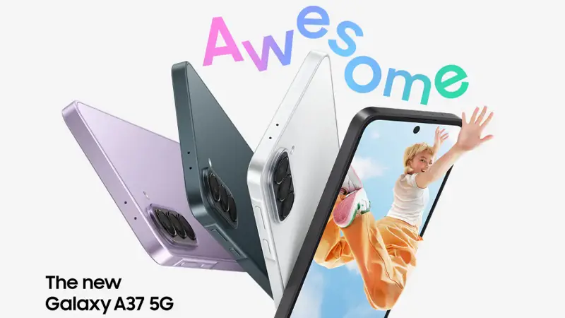 عکسی از زنگ های متنوع Galaxy A37 5G