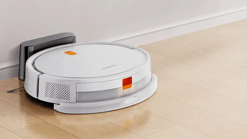 عکسی از رو به روی Xiaomi Robot Vacuum E5