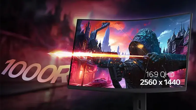 عکس مانیتور گیمینگ 32G600A همراه رزولوشن