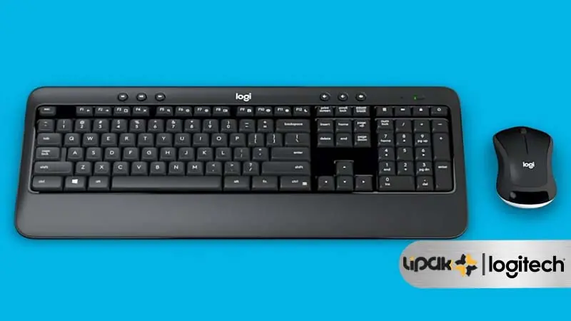 تصویری از طراحی کیبورد و موس بی سیم لاجیتک MK540
