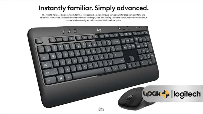 Logitech MK540 Wireless Keyboard and Mouse